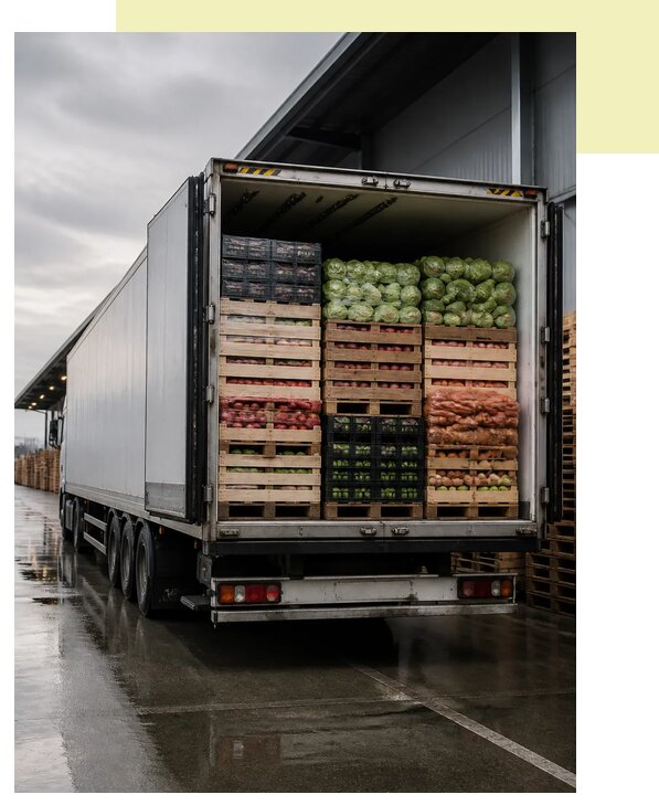 Перевозка плодоовощной продукции в Бора по цене от 5195 р. | Агросервис-Бор