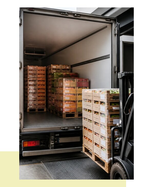 Перевозка сельхозпродукции на паллетах с доставкой в Бора