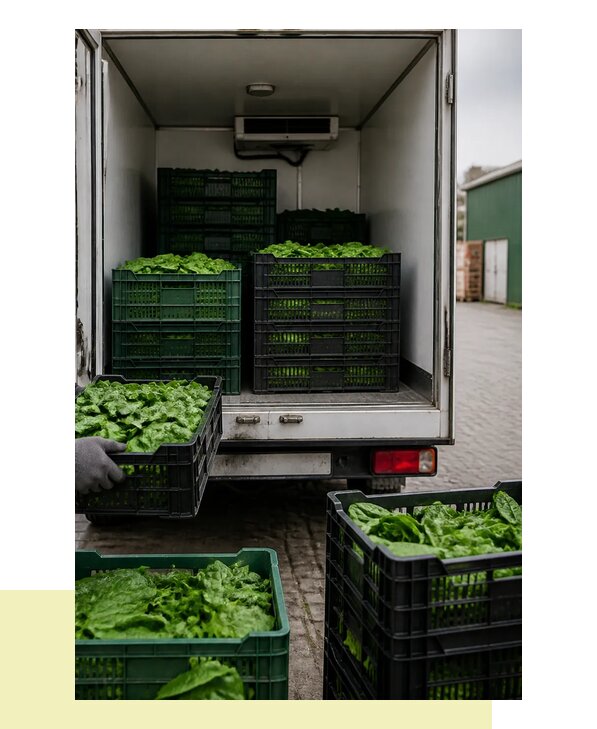 Перевозка шпината в Бора с сохранением свежести продукции